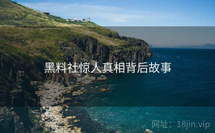 黑料社惊人真相背后故事