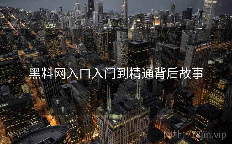 黑料网入口入门到精通背后故事